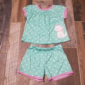 Carter's size 3T girl's pajama set